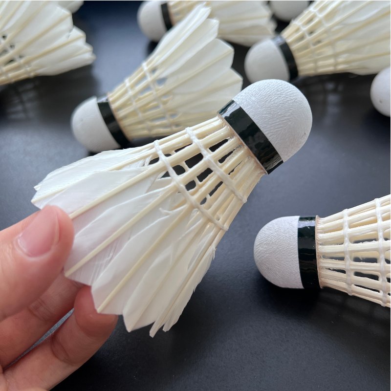 China Factory Durable Training Shuttlecock badminton duck feather shuttlecock for badminton