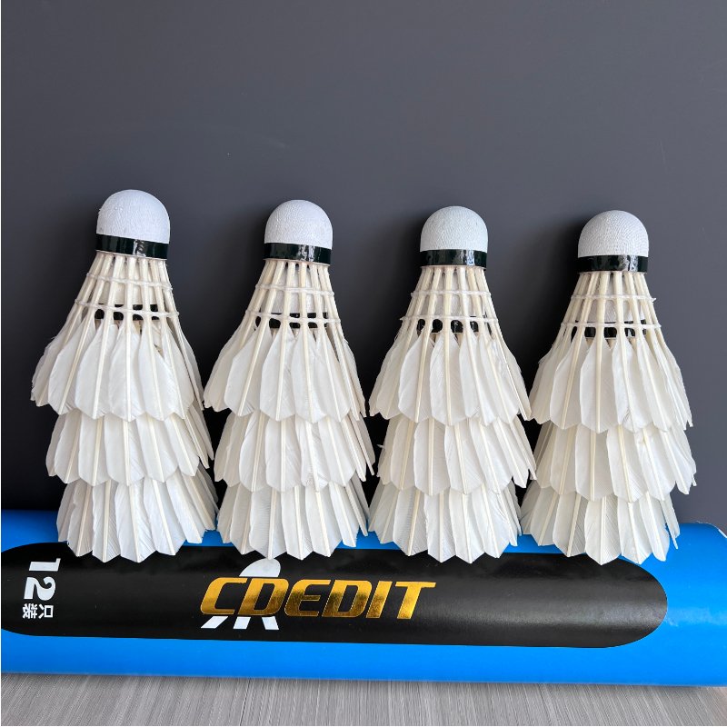China Factory Durable Training Shuttlecock badminton duck feather shuttlecock for badminton