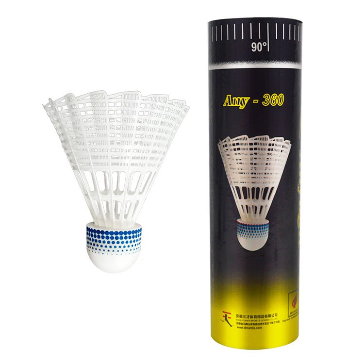 Wholesale Custom Unique Nylon Badminton Shuttlecocks Pack of 12, Stable and Sturdy High Speed Badminton Shuttles