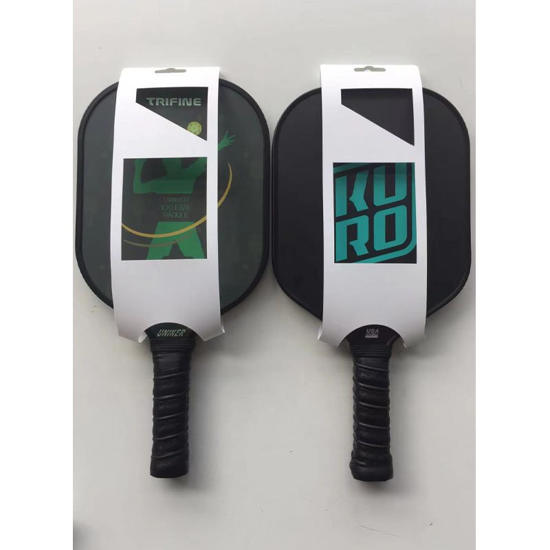 Pickleball Paddles Holder for Wall Display Fold Over hung Tags for Dangling Pickleball Rackets Custom logo Pickleball Racquet