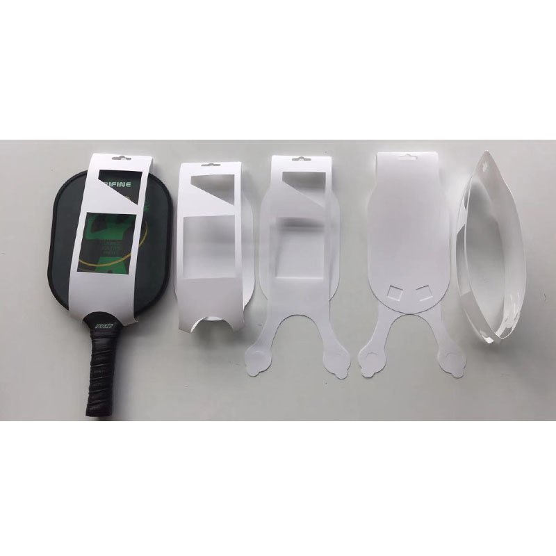 Pickleball Paddles Holder for Wall Display Fold Over hung Tags for Dangling Pickleball Rackets Custom logo Pickleball Racquet