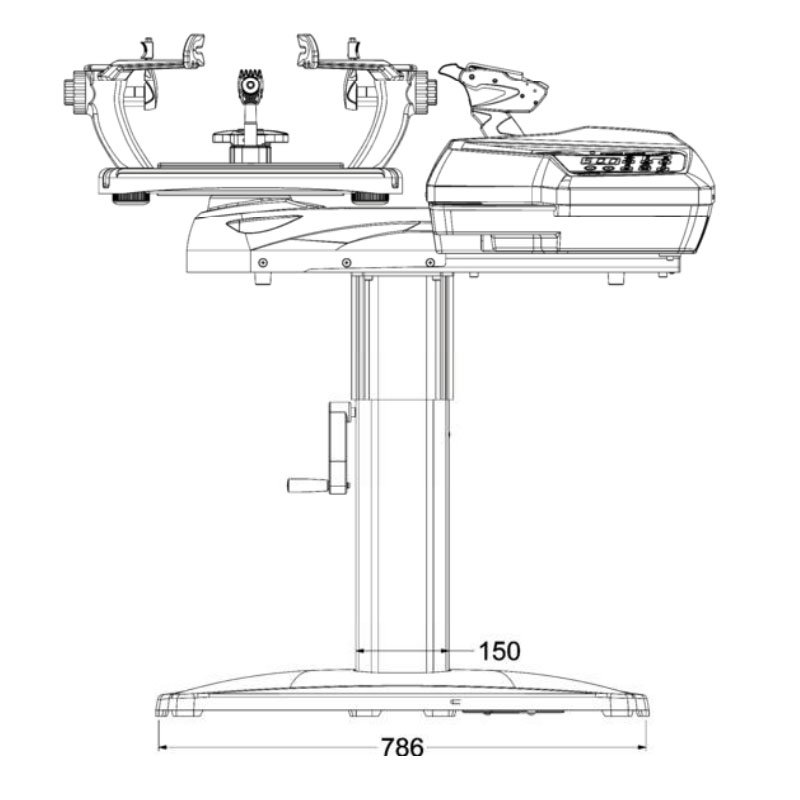 Portable Desktop Hand Threading Tennis & Badminton Racket Stringing Machine