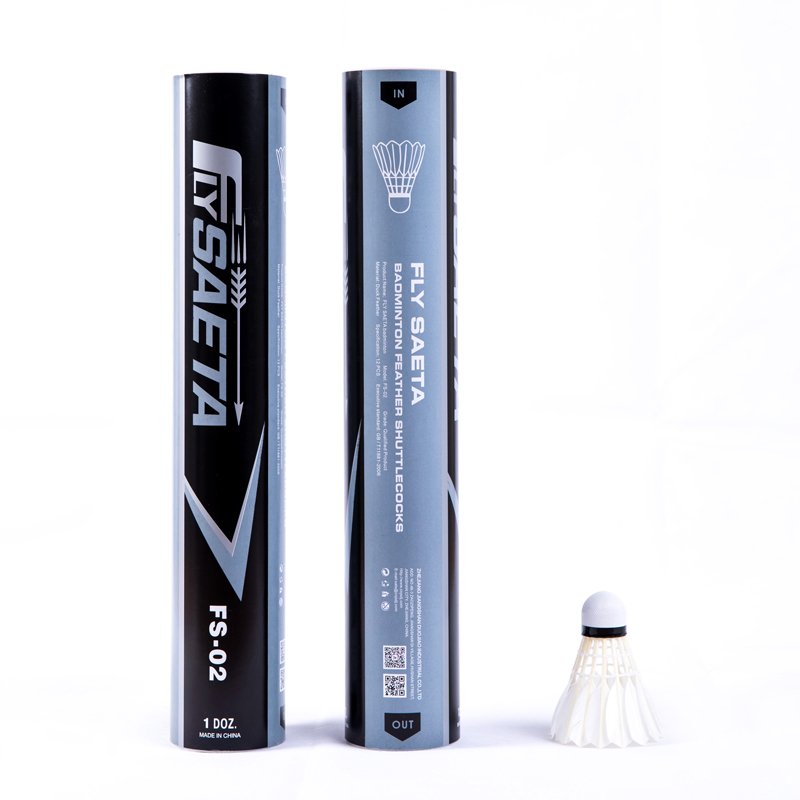 Second grade duck Feather Badminton Shuttlecock from z j China Manufacturer