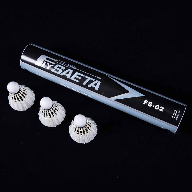 Second grade duck Feather Badminton Shuttlecock from z j China Manufacturer