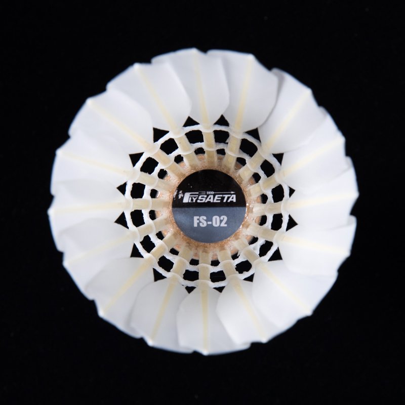 Second grade duck Feather Badminton Shuttlecock from z j China Manufacturer