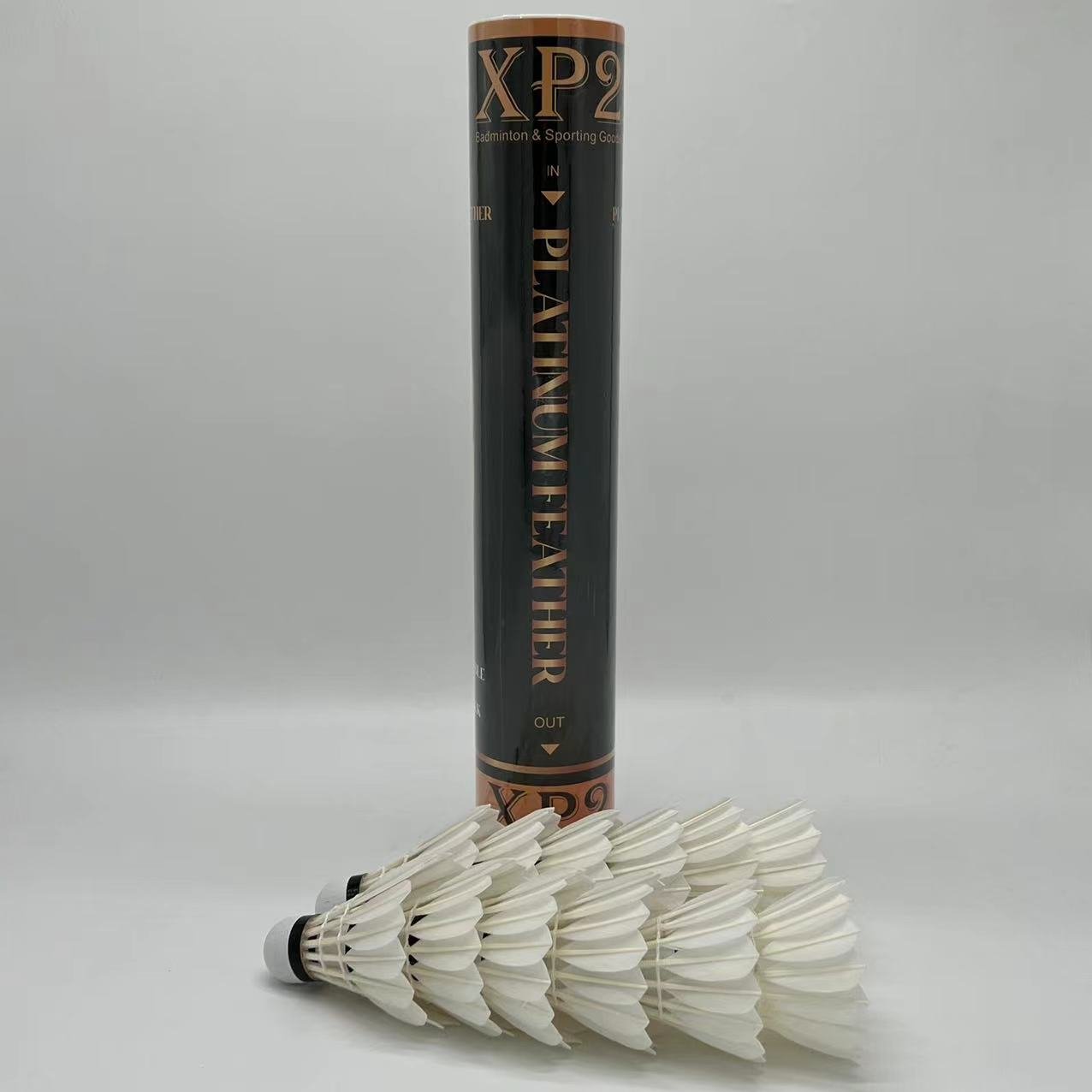 XP2 PLATINUM Shuttlecock XP2 Brand Goose FeatherBadminton Shuttlecock For High Level Players Training