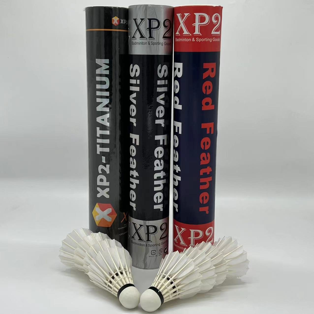Professional XP2 Silver Feather Shuttlecock Supplier In China