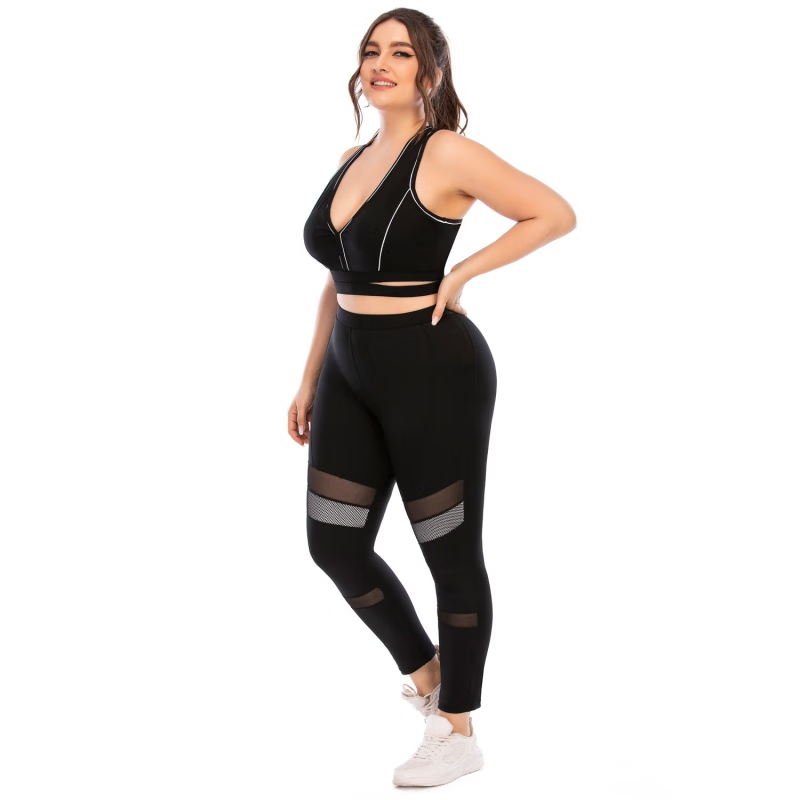 Winter Yoga Suit Western Fitness Suit Plus Size Yoga Suit Tight Pants Sports Bra Women Yoga Sets Print Pattern Gymkleding Sets