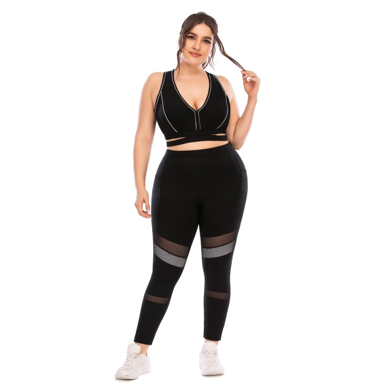 Winter Yoga Suit Western Fitness Suit Plus Size Yoga Suit Tight Pants Sports Bra Women Yoga Sets Print Pattern Gymkleding Sets