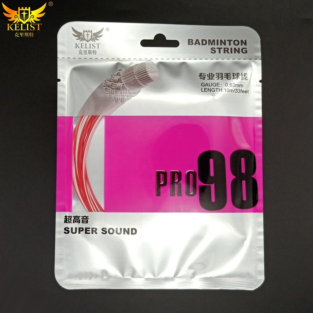 Customized Logo Superb Hitting Sound Multiple Colors 0.63mm Badminton String
