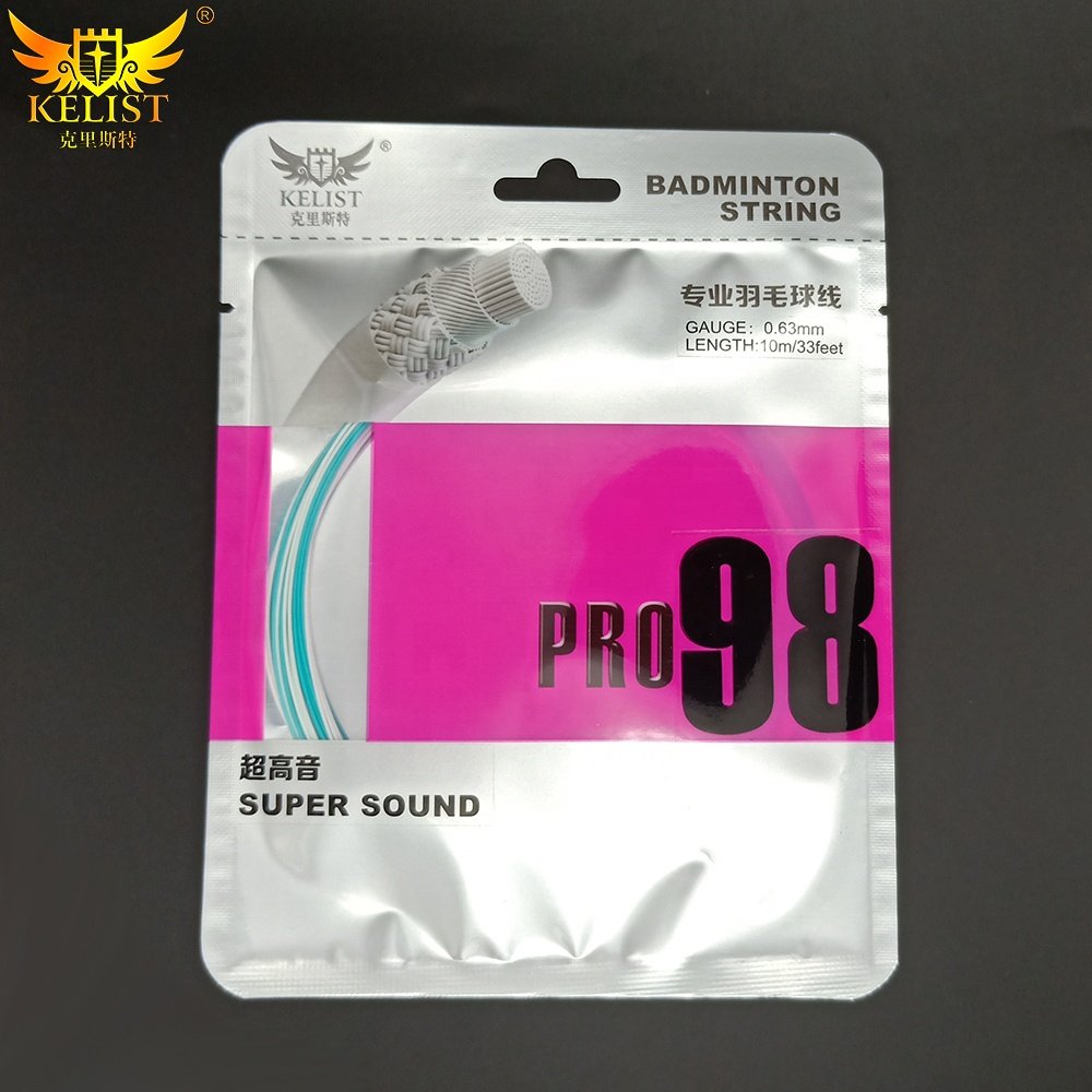 Customized Logo Superb Hitting Sound Multiple Colors 0.63mm Badminton String