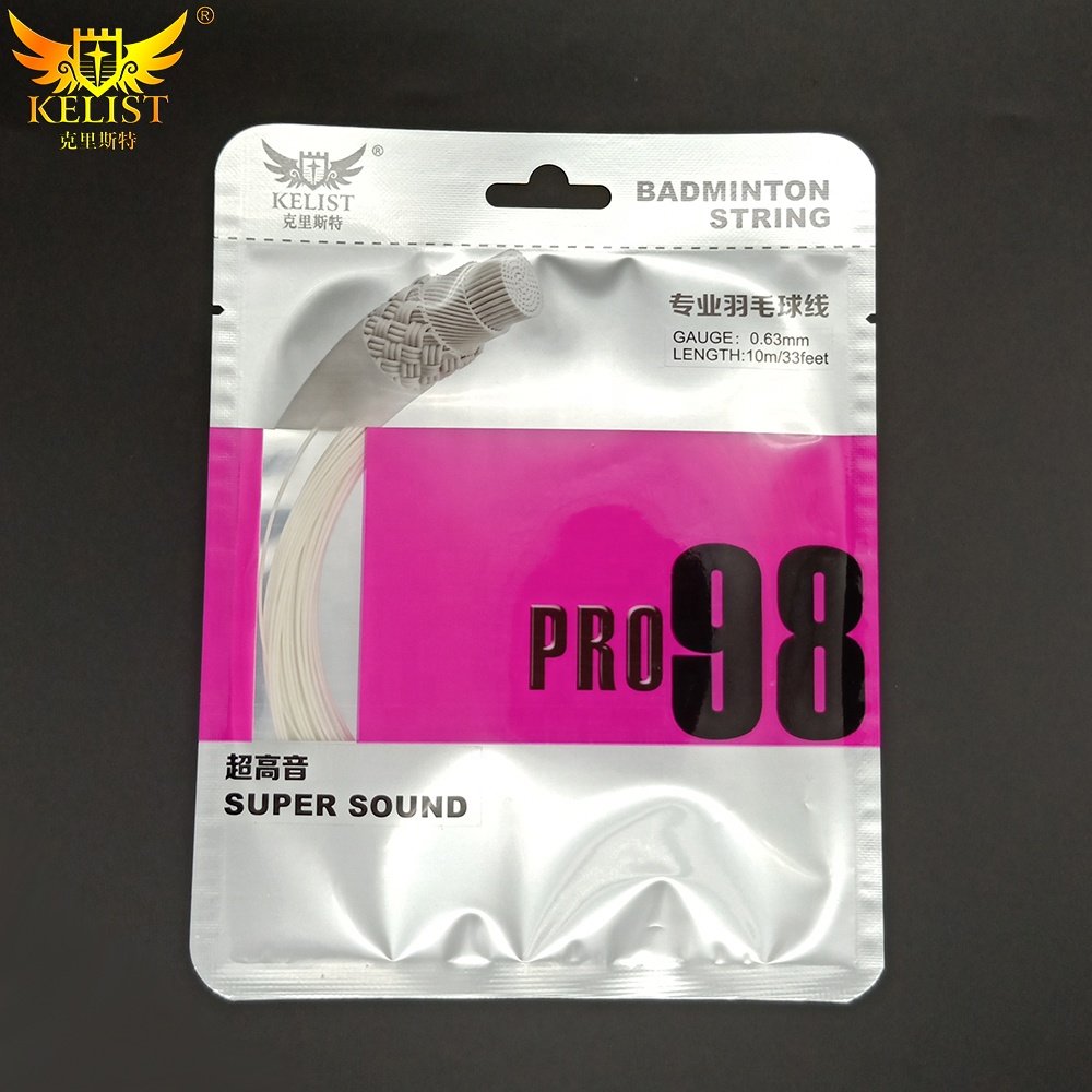 Customized Logo Superb Hitting Sound Multiple Colors 0.63mm Badminton String