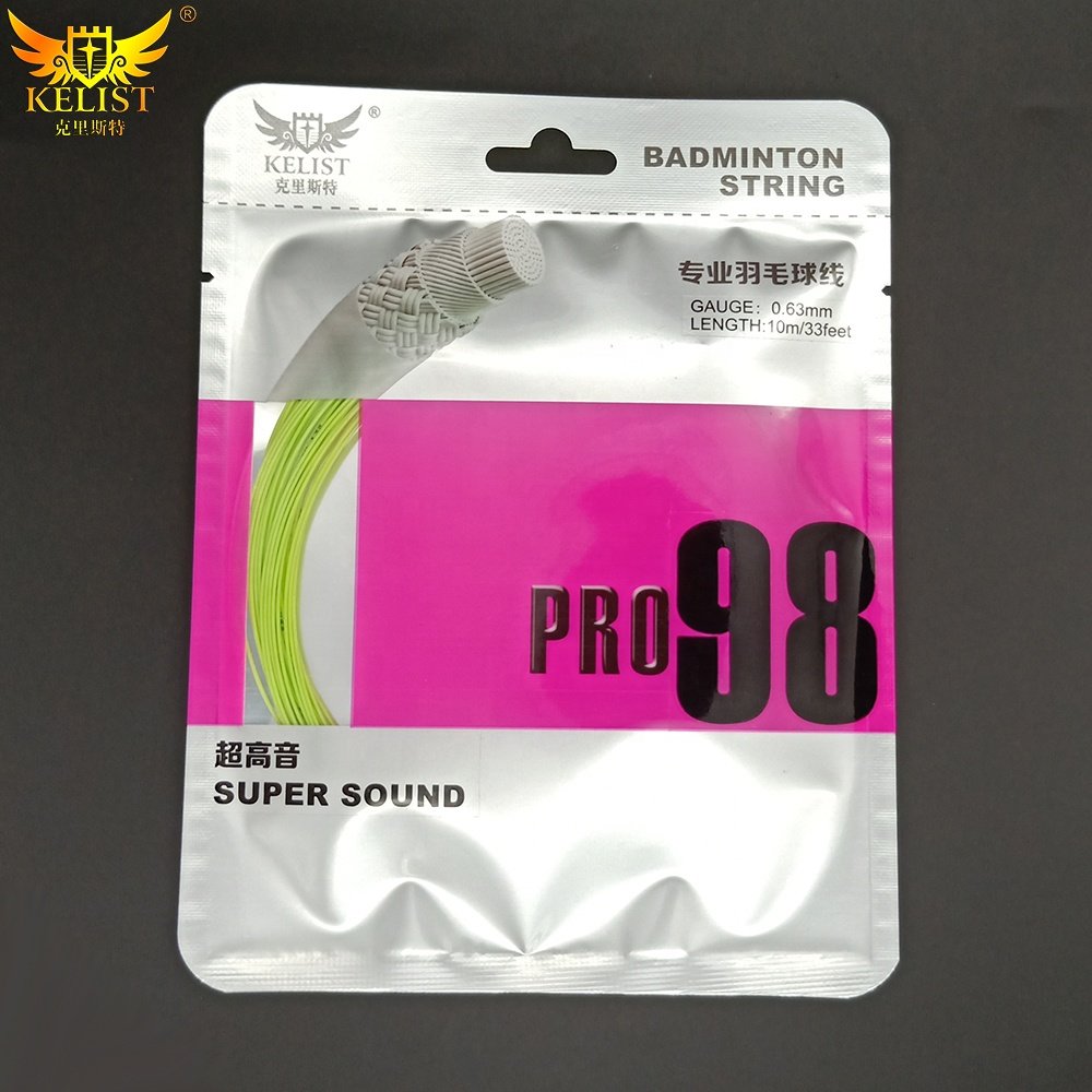 Customized Logo Superb Hitting Sound Multiple Colors 0.63mm Badminton String