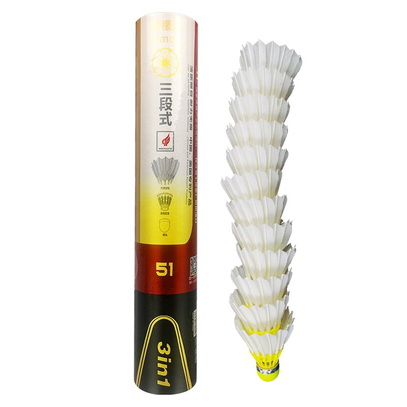 12 Pack Feather Badminton Shuttlecocks Birdies Goose feather professional competition badminton shuttlecock