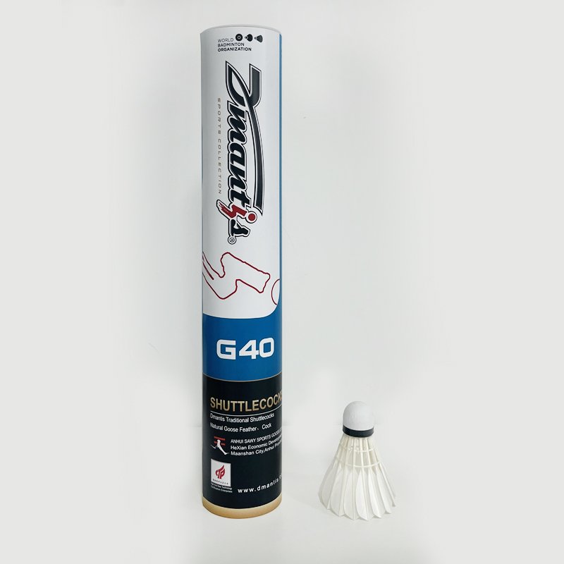 Dmantis G40 Type Badminton Shuttlecock Goose Feather for Training Shuttlecock federball glow