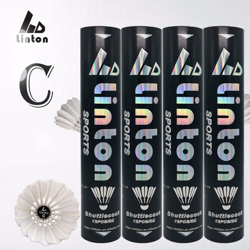 Best Quality China Manufacturer Wholesale White Duck Feather Shuttlecock Badminton