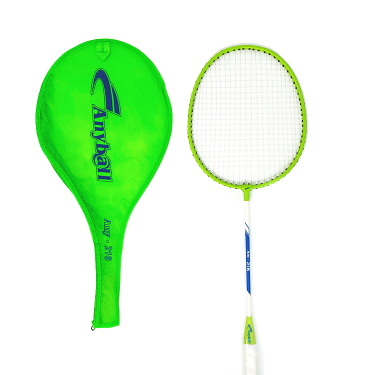Iron Steel Badminton Racket Cheap Half Carbon Factory Original PU Carbon Fiber Beginner Training 216
