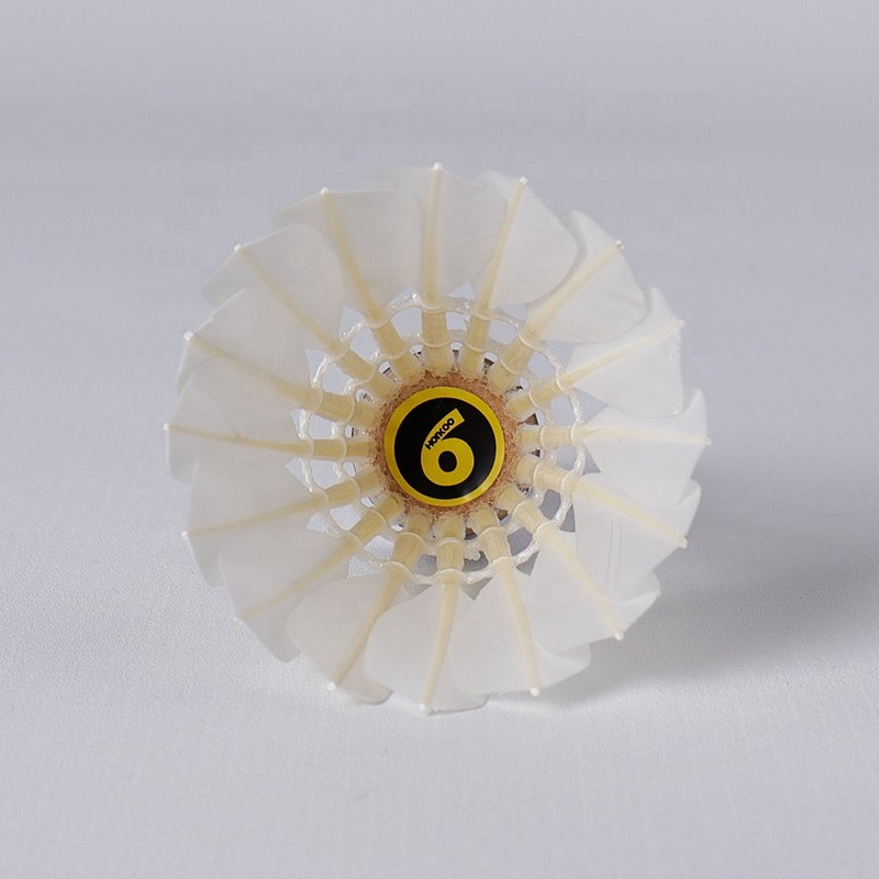 China Best Honkoo High Quality Tournament Professional Penden Speed 78 Badminton Goose Feather Shuttlecocks