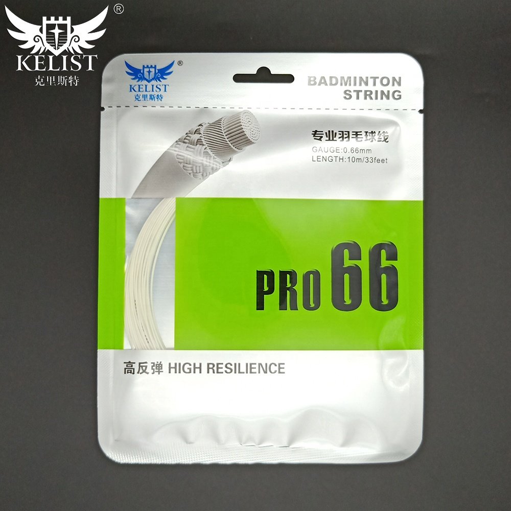 Factory Latest Nylon Material Superb Resilience High Durability Custom Badminton String