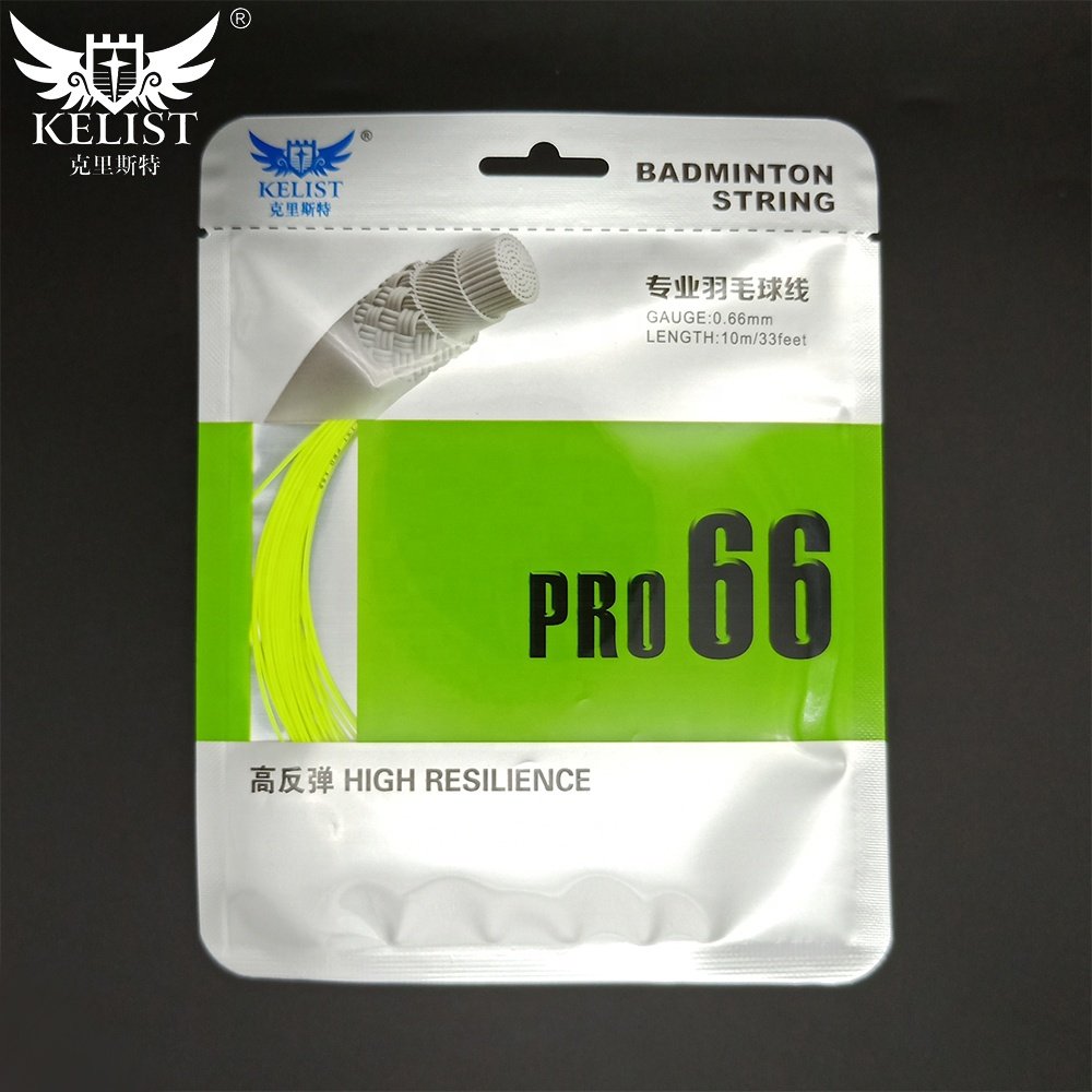 Factory Latest Nylon Material Superb Resilience High Durability Custom Badminton String