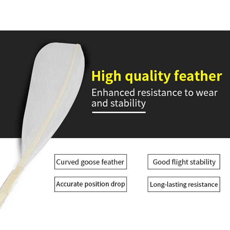 Factory Supply High Quality Goose Curving Feather Badminton Shuttle Shuttlecock