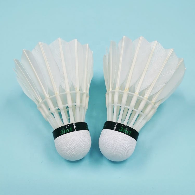 Factory Manufacture Badminton Shuttlecock for Competition High Durable Shuttlecock with Modified Nylon Feather Stand