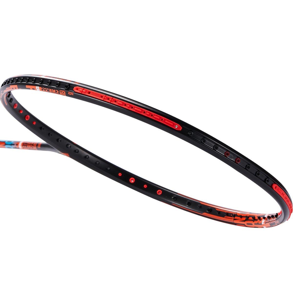 Professional Players PU Badminton Rackets Custom 5U Grip 46T Carbon Fiber 35 Pounds Racquet Soft Attack Hardness Shuttlecocks