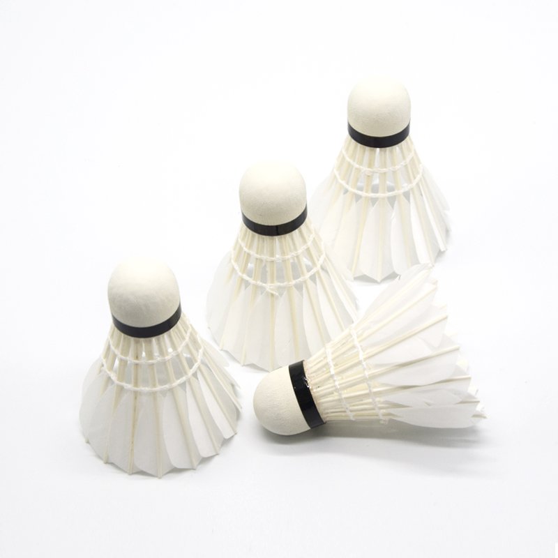 Hot Sale White Badminton Shuttlecock Cheap Wholesale White Badminton For Indoor Training for Professional Players