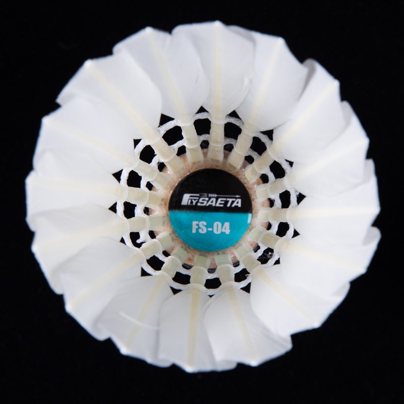 Custom Logo And White multi-color of duck Feather Badminton Shuttlecock Mesin from China factory