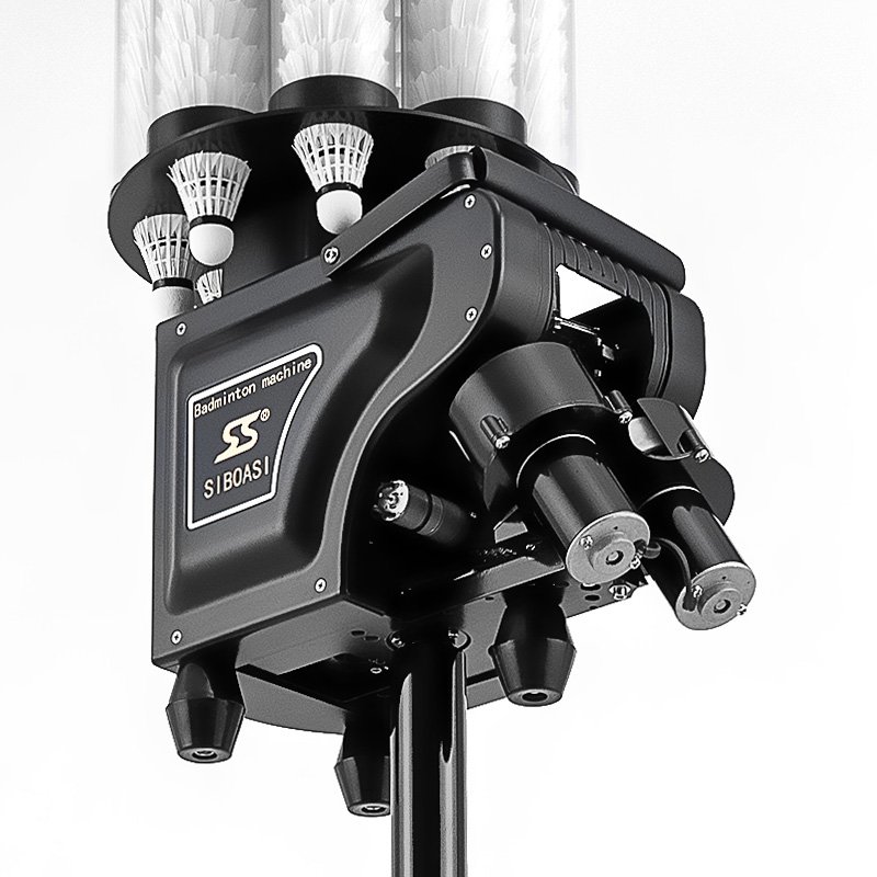 B2000 badminton automatic shuttle feeder shuttlecock shooting machine with competitive price