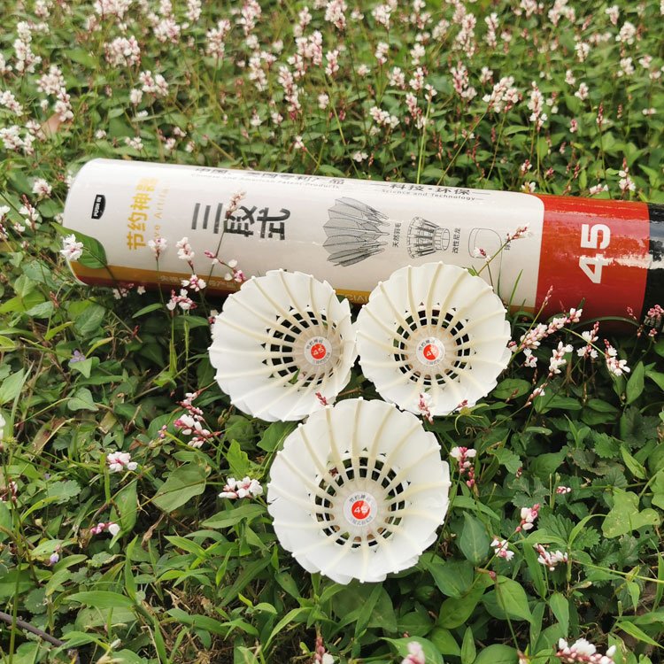 Dmantis 3in1 D45 more durable and stable top grade badminton shuttlecock goose feather shuttlecock