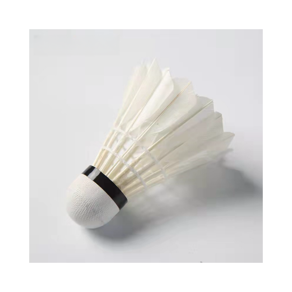 Tournament Level Grade Super Class Goose Feather badminton shuttlecock for Professional Player Training