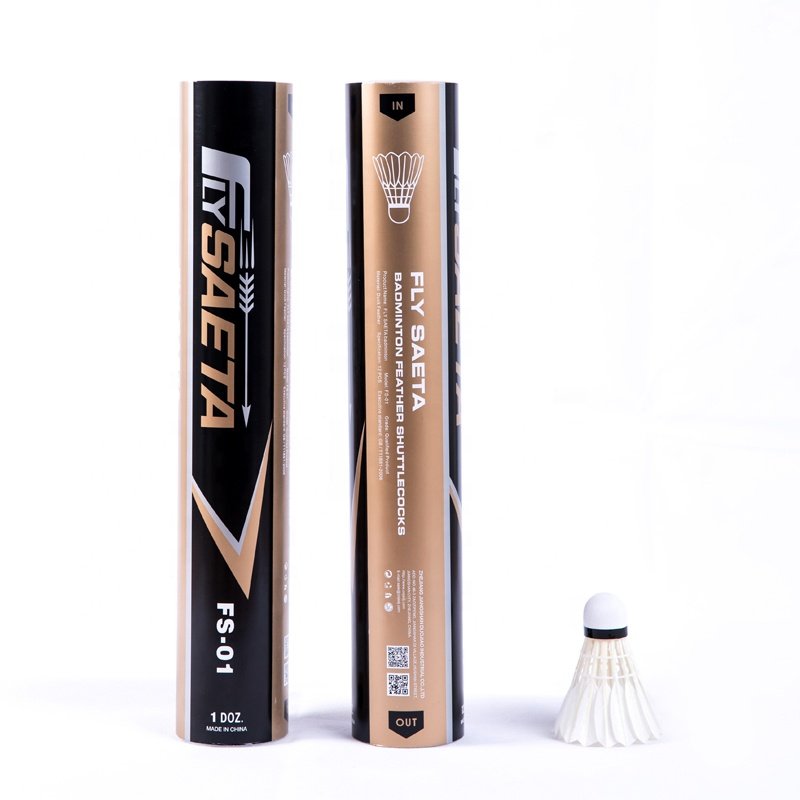 top quality duck feather badminton shuttlecock durable cheap indoor customized logo
