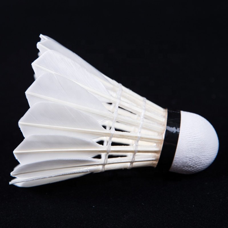 top quality duck feather badminton shuttlecock durable cheap indoor customized logo