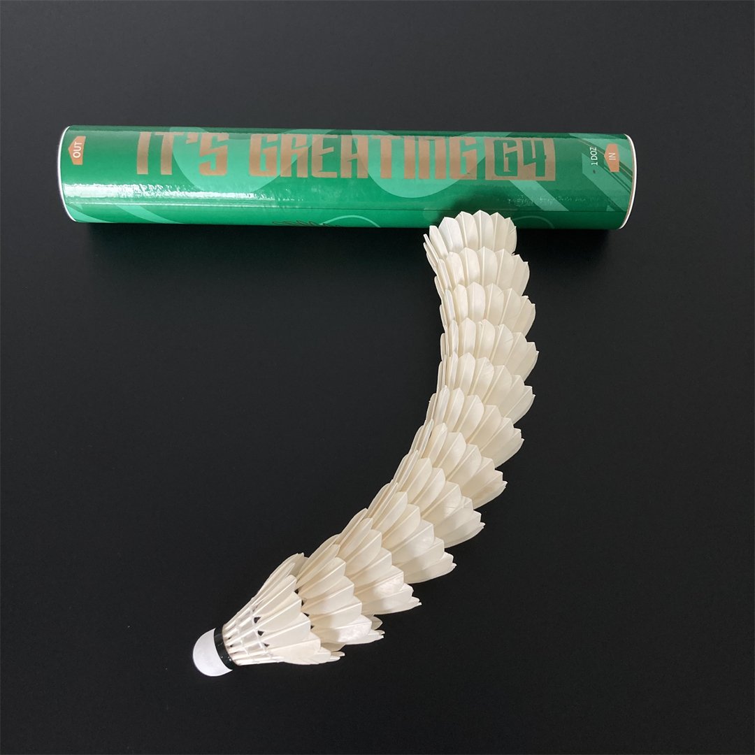 Wholesale G4 Badminton Product Super Durable Goose Feather China Shuttlecocks For Professionals Shuttle Cock