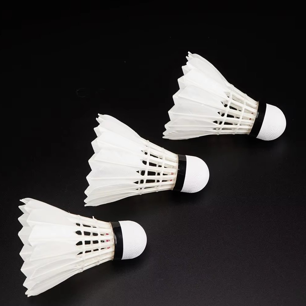 Best Selling Design custom Logo Water Duck Feather Badminton Shuttlecock Chinese Factory Chaonell A5