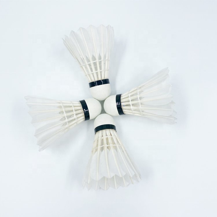 High Stable and Durable Duck Feather Badminton Shuttlecocks Fiber Cock Ball Outdoor/Indoor For Training or Entertainment