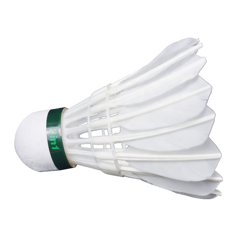 High Durable and Stable 3in1 Badminton Shuttlecock Goose Feather Class 1 Best Seller Dmantis D45 For Training