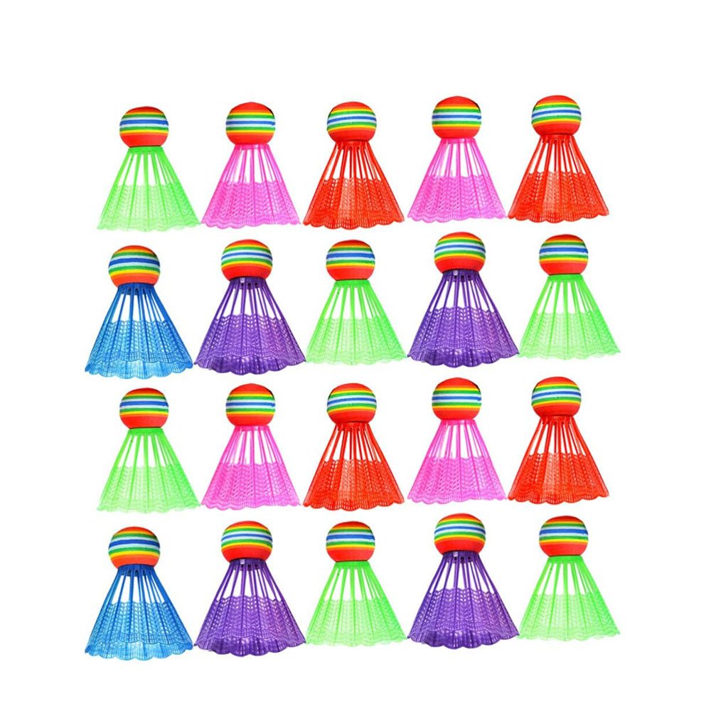 Durable Plastic Feather Nylon Shuttlecock for Outdoor Badminton
