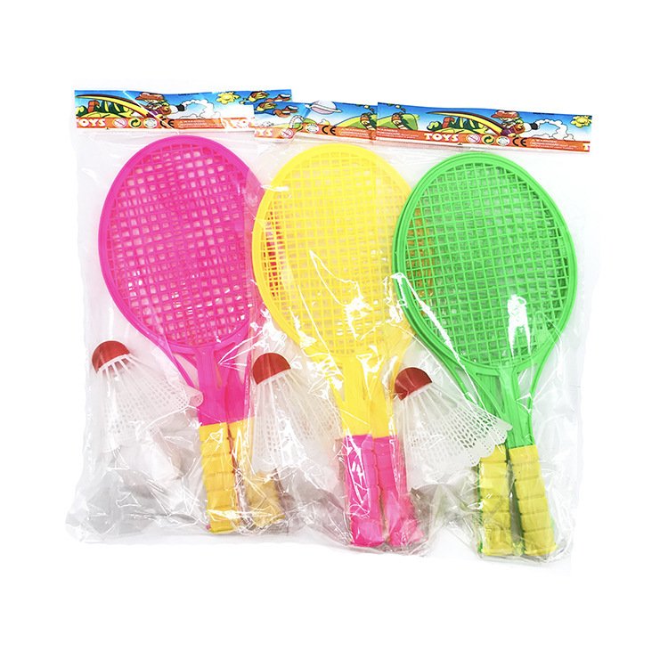 Hot Selling Cheap Manufacturers supply children's toy shuttlecock plastic racket Badminton racket set