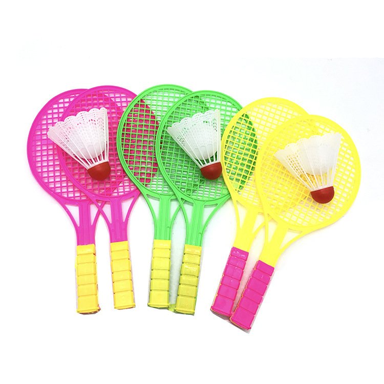 Hot Selling Cheap Manufacturers supply children's toy shuttlecock plastic racket Badminton racket set