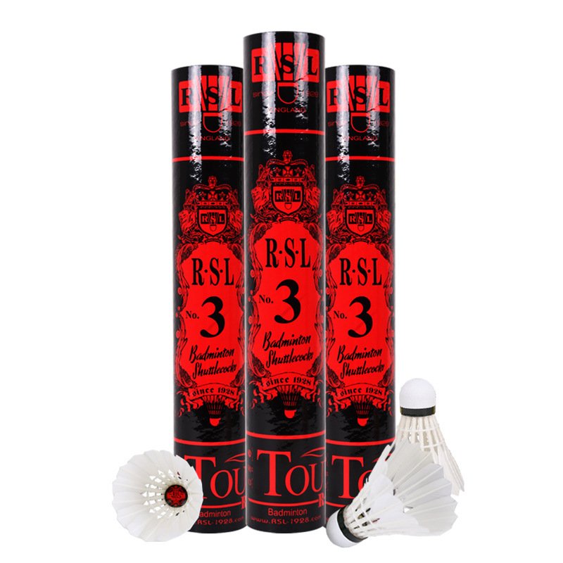 2020 100% Genuine RSL Tourney No.3 No.4 No.5 No.6 No.7 Shuttlecocks Badminton Shuttle Duck Feather Ball Badminton Shuttlecock