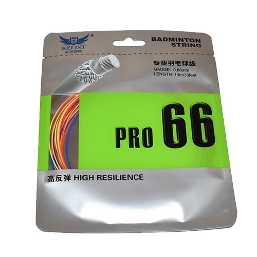 New Arrival Manufacture High Resilience PRO66 Nylon String Badminton String Badminton Practice for Badminton Racket 10m/piece