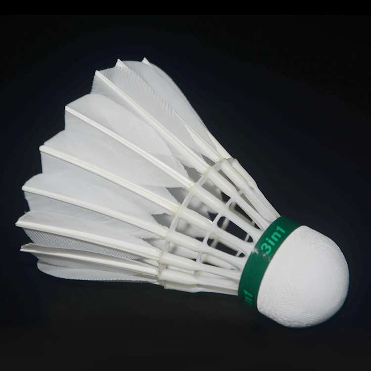 Factory Supply Super Durable Pro Petrel 757 Shuttlecock Badminton Natural Goose Feather Badminton Shuttlecock For Training