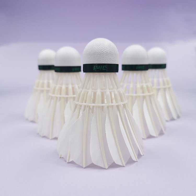 Factory Supply Super Durable Pro Petrel 757 Shuttlecock Badminton Natural Goose Feather Badminton Shuttlecock For Training