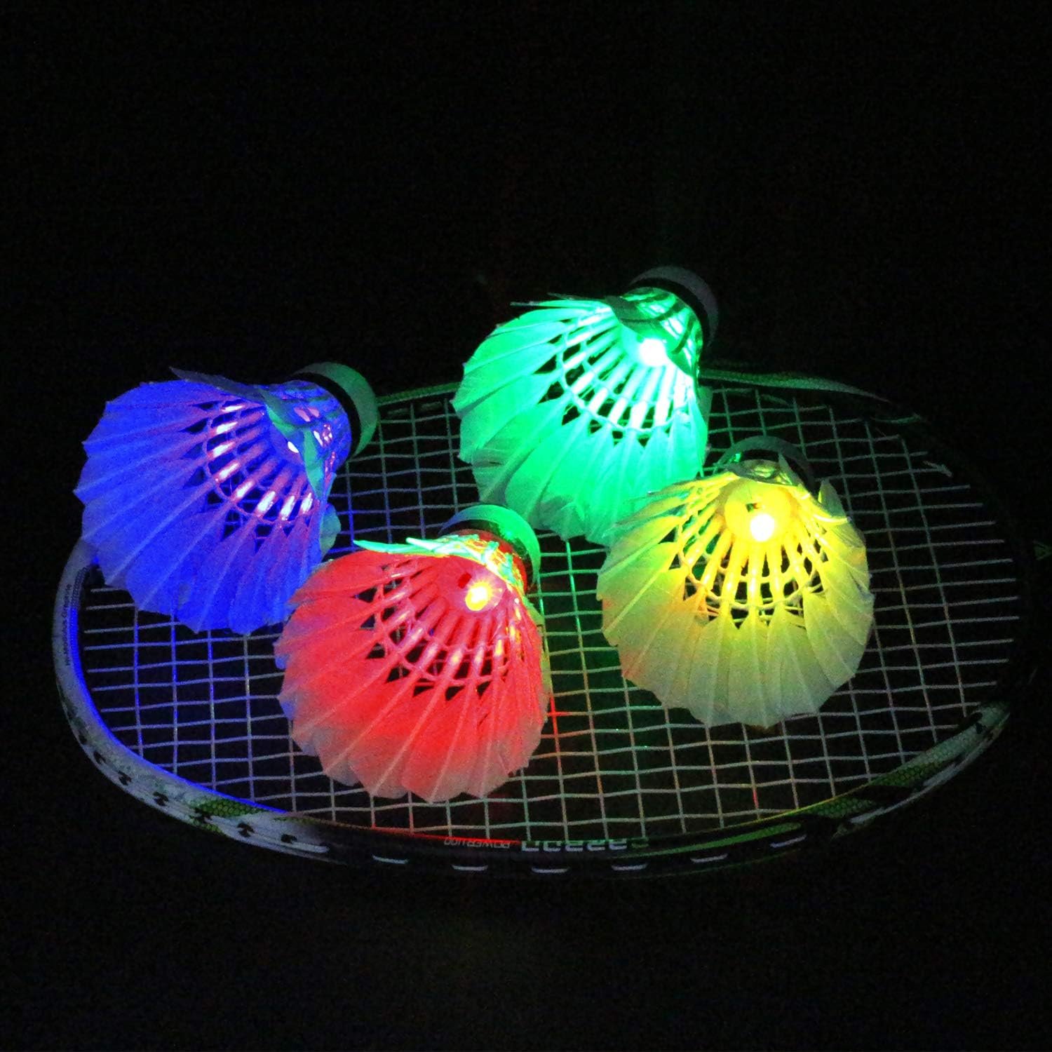 Shinning Lighting Badminton Shuttlecock / Night Led badminton / Shuttlecock Badminton use in night