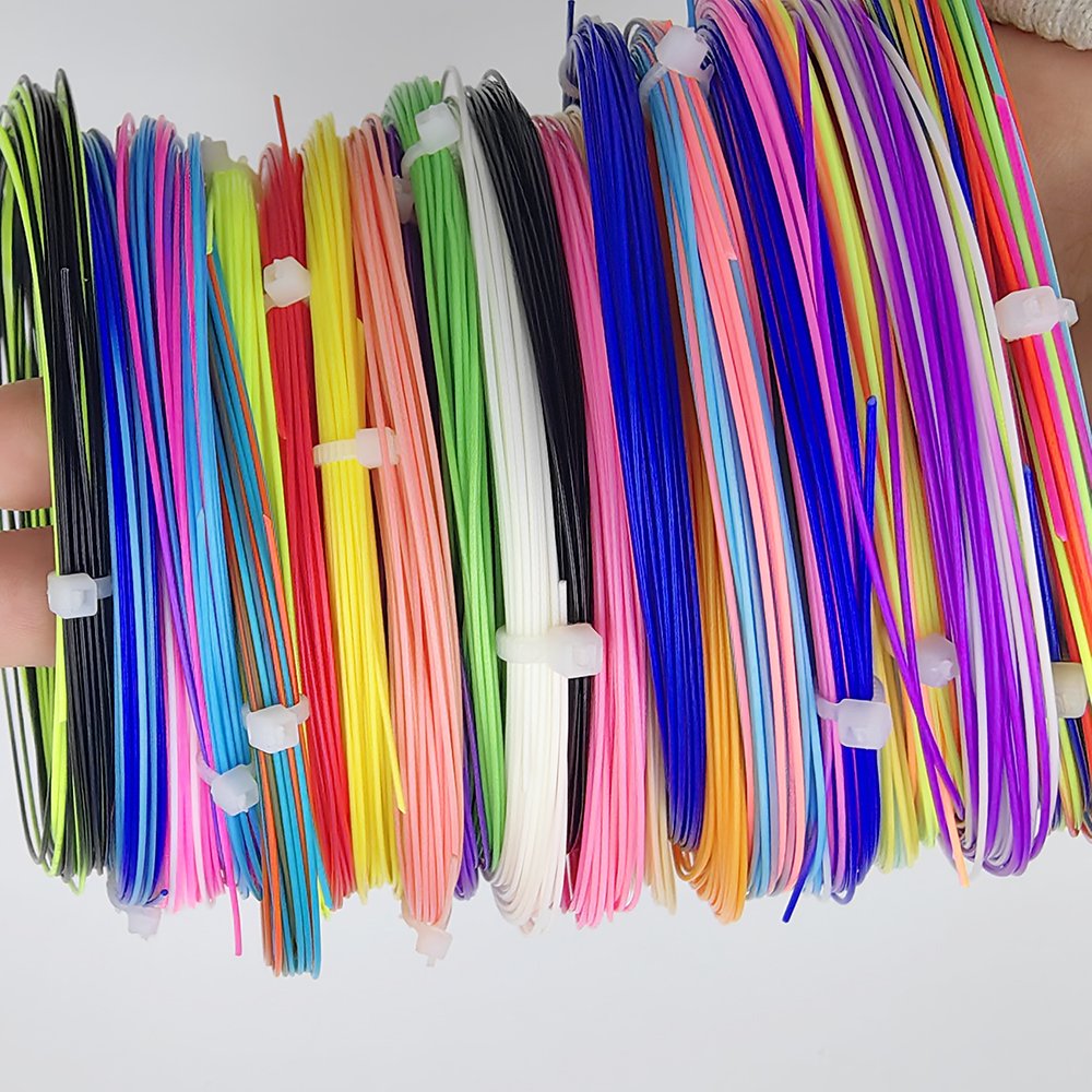 Asia Hot Sale Factory directly supply train badminton racket string for biginner player any colors