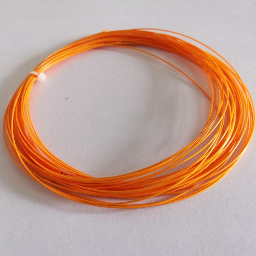 Factory high quality 0.70mm 10m badminton racquet string white color badminton machine string