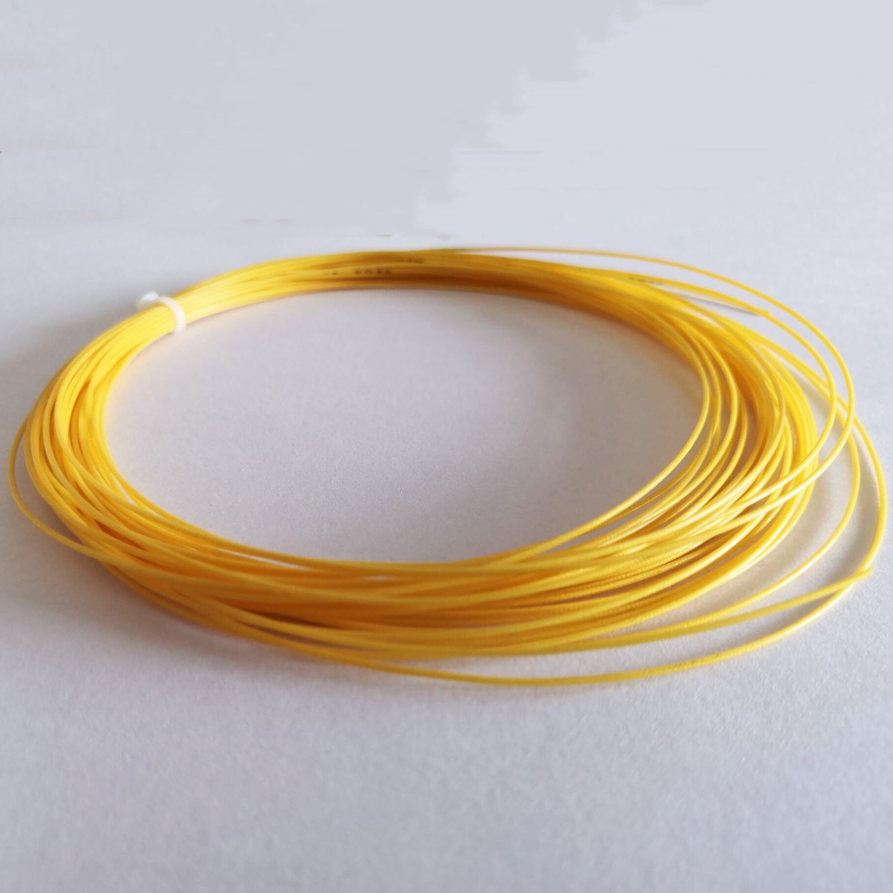 Factory high quality 0.70mm 10m badminton racquet string white color badminton machine string