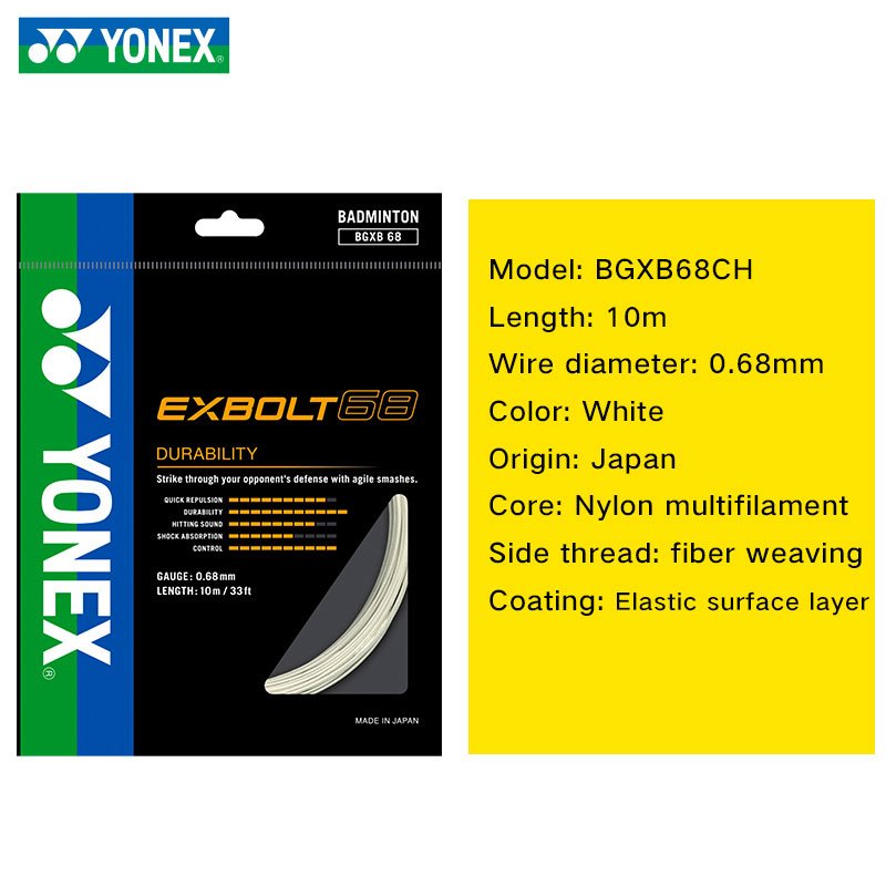 Cheap wholesale nylon 0.68mm Badminton String For Racket string